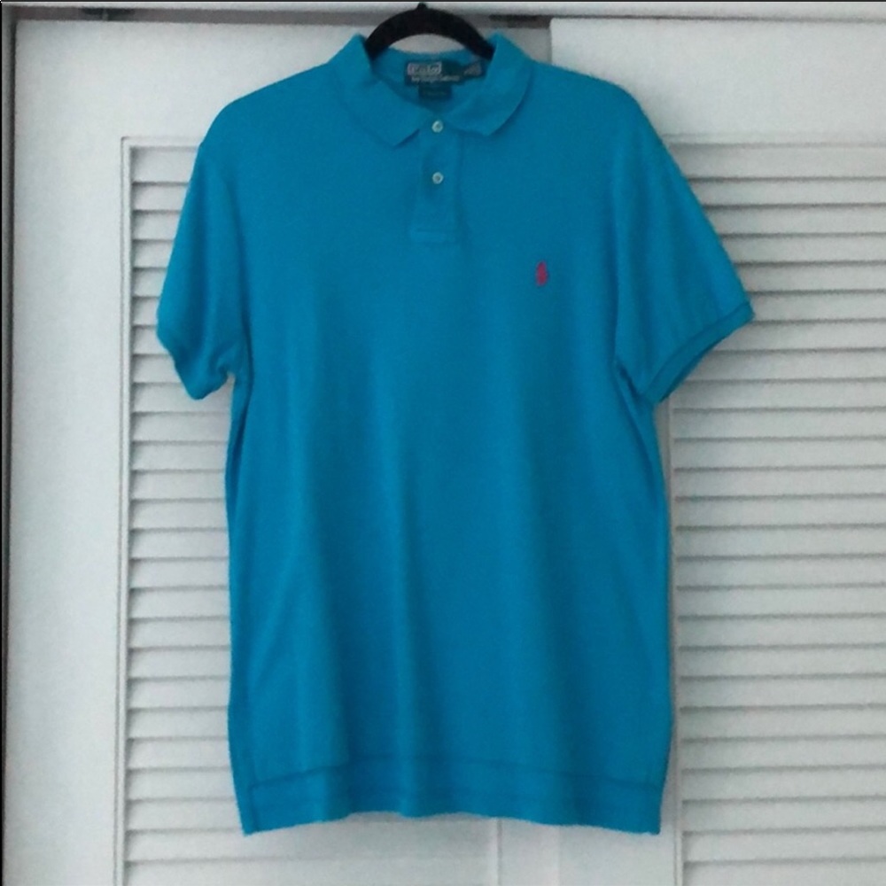 Blue Custom Fir Men’s Polo 👕